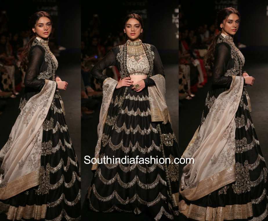 Aditi Rao Hydari in Jayanti Reddy at Lakme Fashion Week 2017