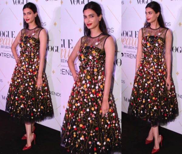 Diana Penty in Heumn for Vogue Fashion Awards 2017