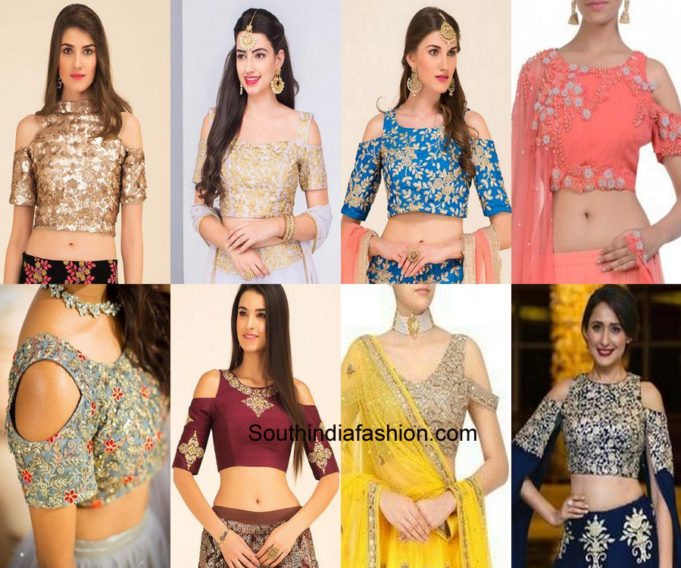 full sleeve blouse designs for lehenga