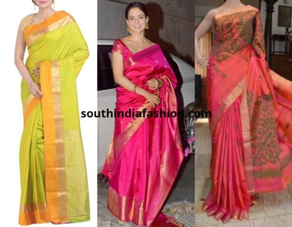 Simple Kanjeevaram Sarees