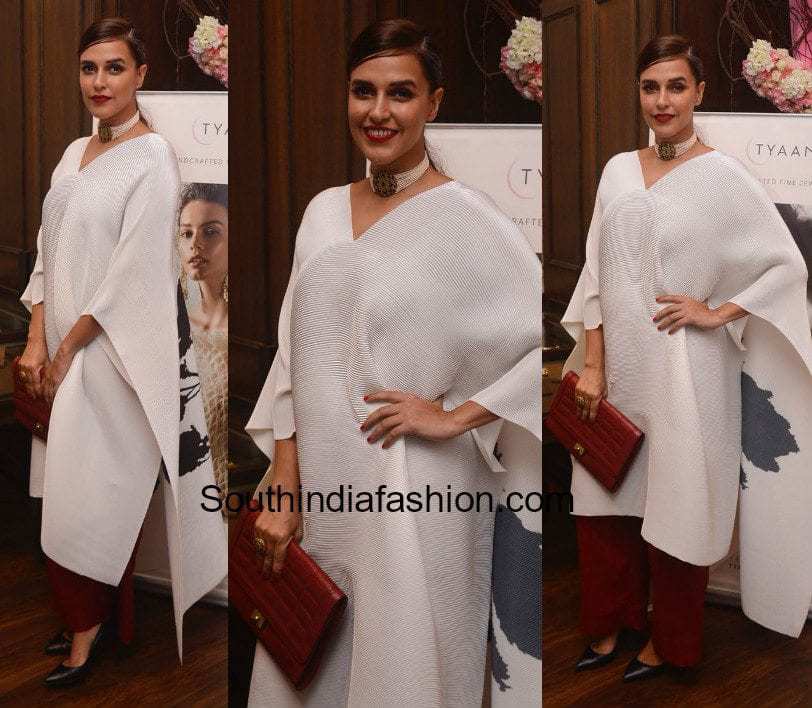 Neha Dhupia in Payal Khandwala at Tyaani Jewelry launch