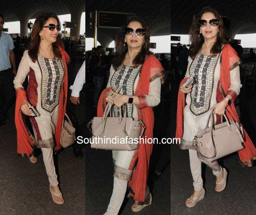 Madhuri Dixit's ethnic travel look