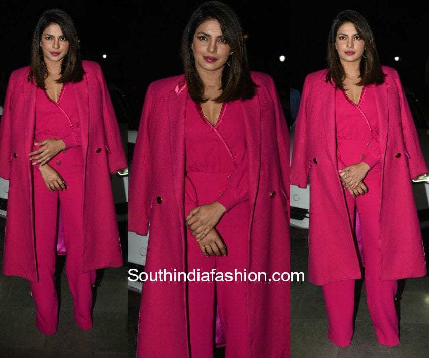 Priyanka Chopra in Sergio Hudson