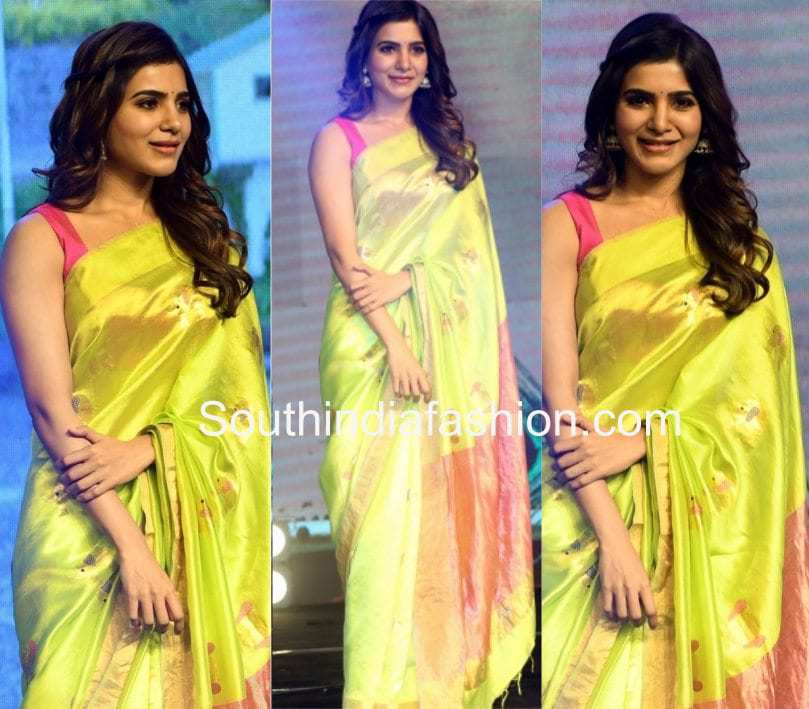 Samantha looked pretty in saree