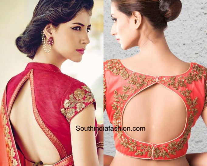 back neck blouse models images