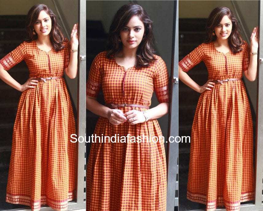 nandita swetha long gown