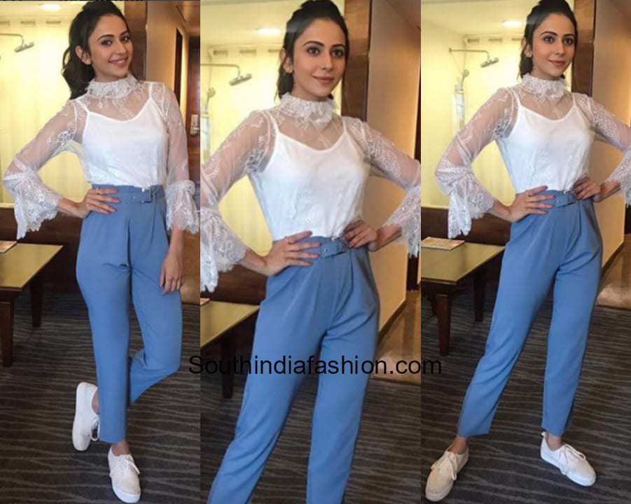 Rakul Preet Singh in Madison On Peddar and SR Store for Aiyaary Promotions