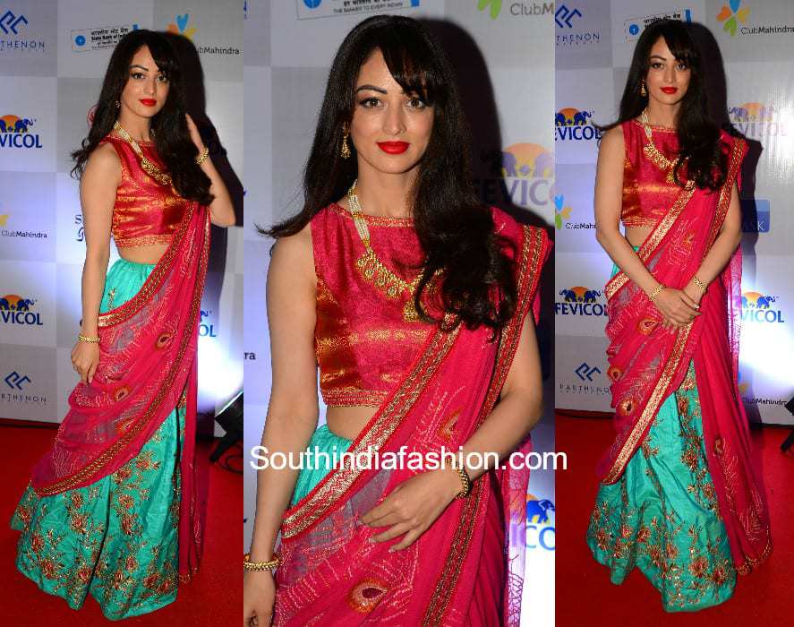 Sandeepa Dhar for Shaina NC at Pidilite CPAA Charity Fashion event