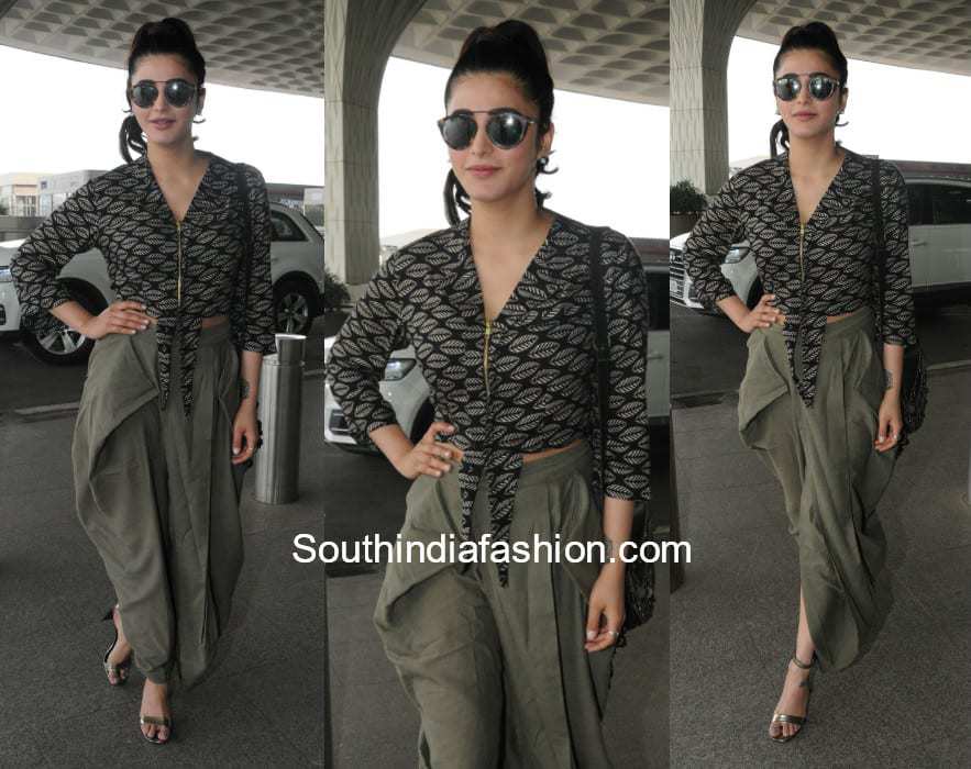 Shruti Haasan in Anaam at the airport