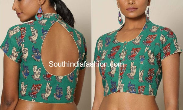 kalamkari blouse pieces wholesale