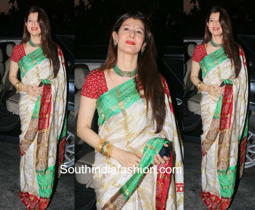 sangeeta bijlani saree