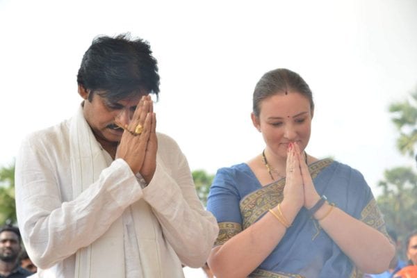 PAWAN KALYAN BHOOMI POOJA PHOTOS