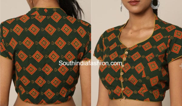 readymade cotton saree blouses