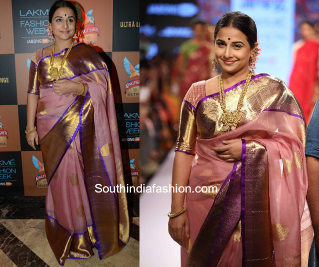 Celebrities in Kanchi Organza Sarees and Tips To Style Them