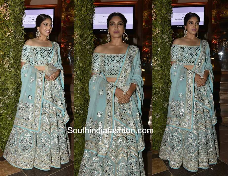 Bhumi Pednekar in Abu Jani Sandeep Khosla at Saudamini Mettu's wedding reception