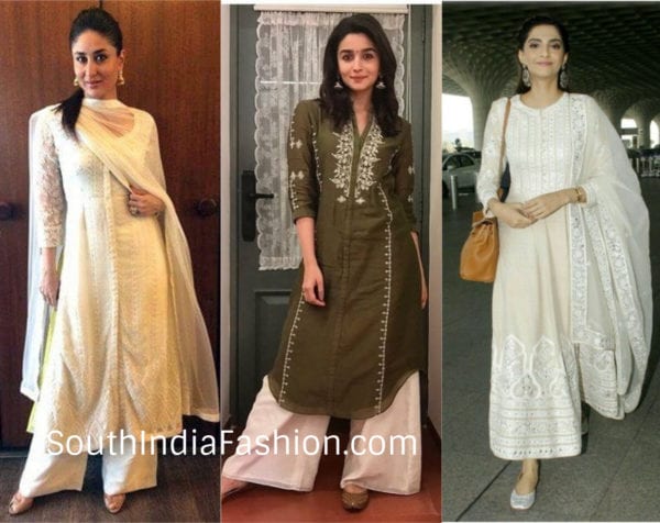 bollywood actresses in palazzo suits