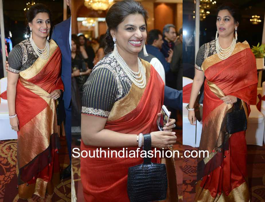 pinky reddy traditional saree