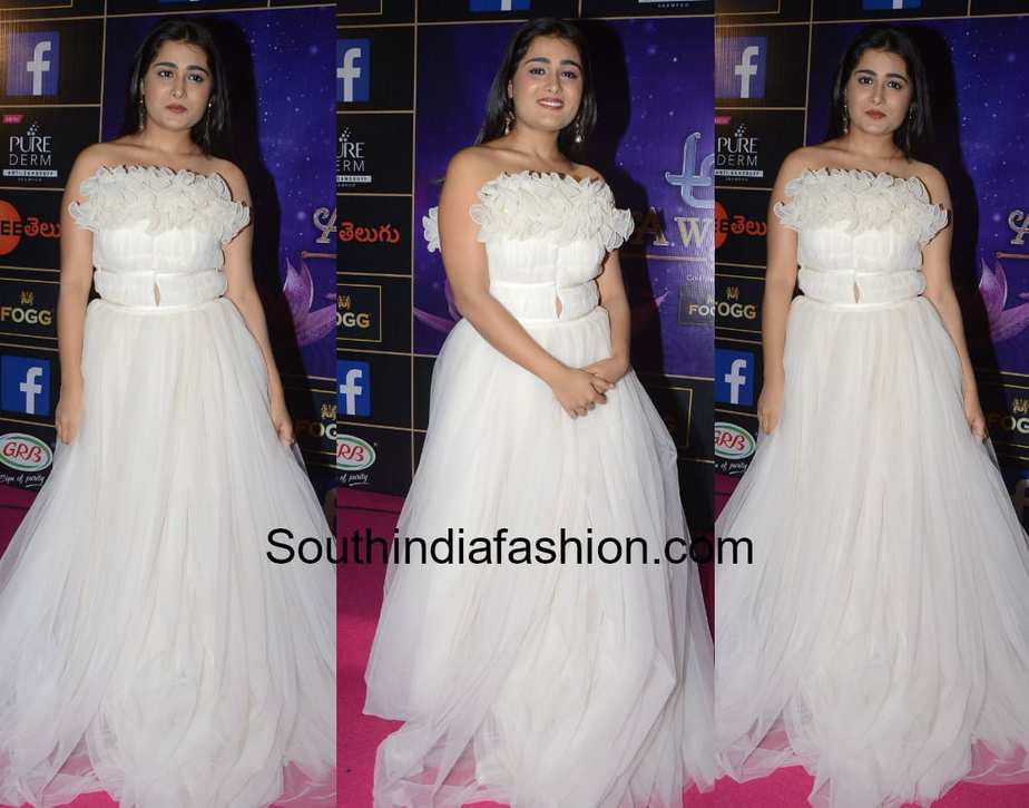 shalini pandery white gown at zee apsara awards 2018