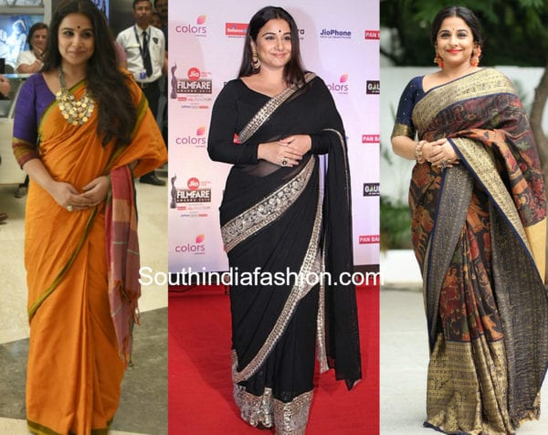 vidya balan sarees 2018