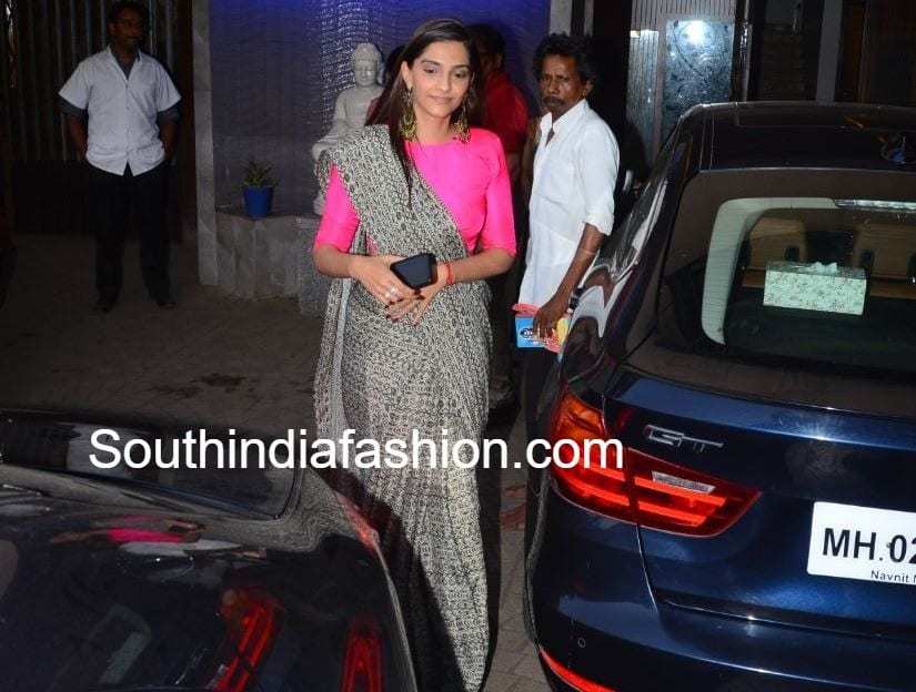 sonam kapoor in masaba saree