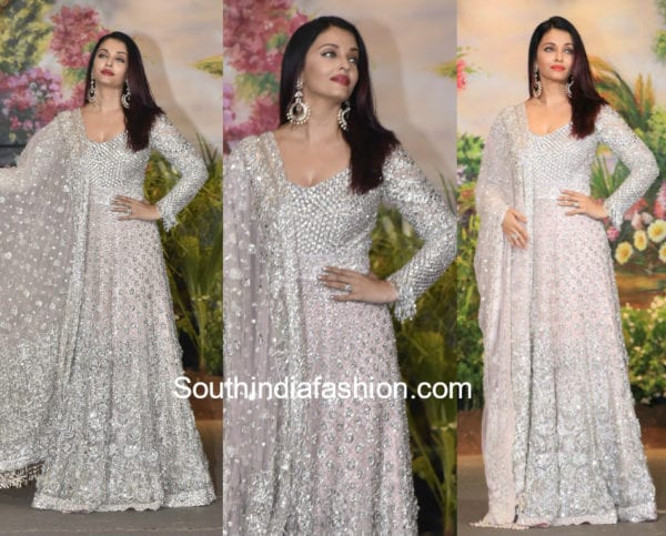 aishwarya rai bachchan at sonam kapoor wedding reception