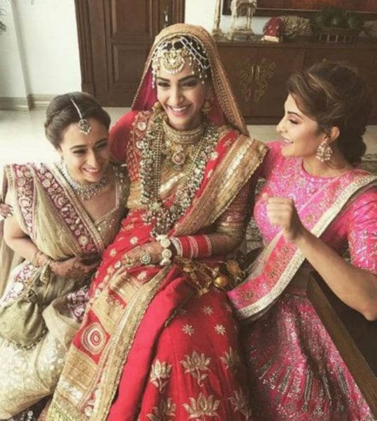 Jacqueline Fernandez at sonams wedding