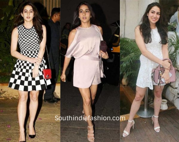 sara ali khan in dresses