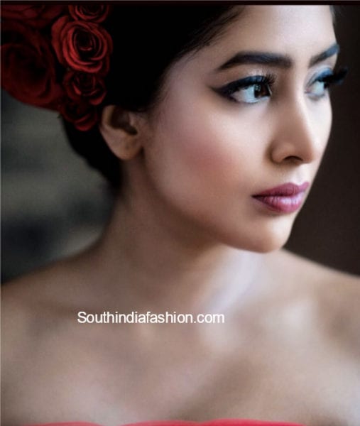 shriya bhupal pre wedding red gown