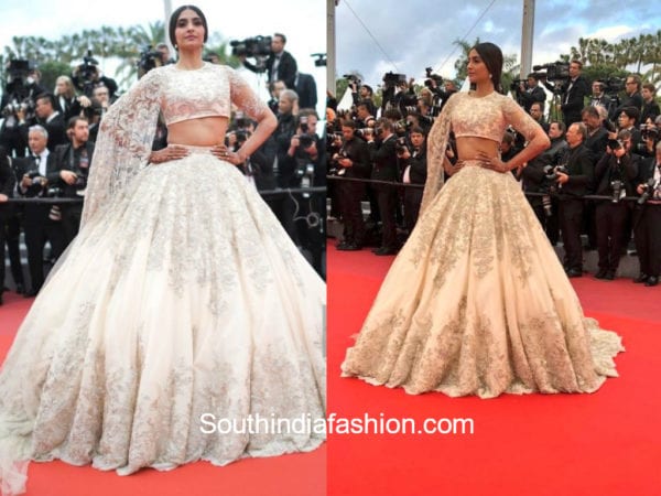 sonam kapoor cannes 2018 lehenga