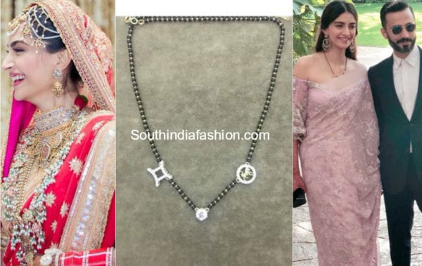 sonam kapoor mangalsutra design