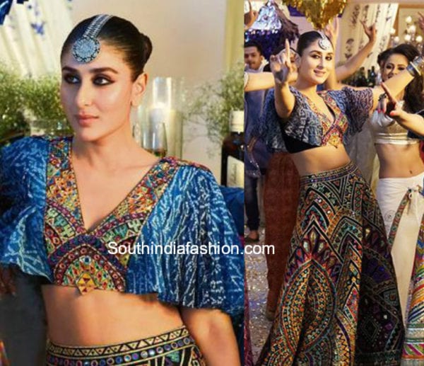 kareena kapoor blue lehenga veere di wedding