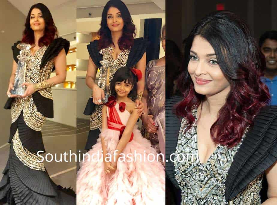 aishwarya and aaradhya at wift awards 2018