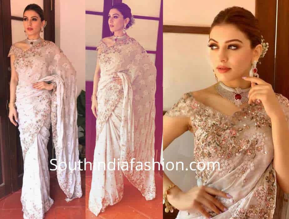 hansika dolly j saree