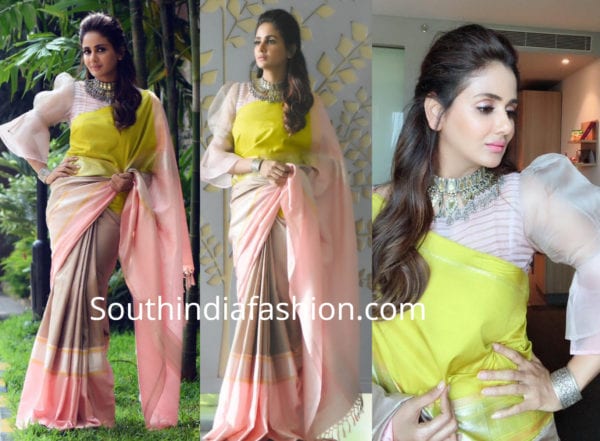 Parul Yadav in Latha Puttanna – South India Fashion