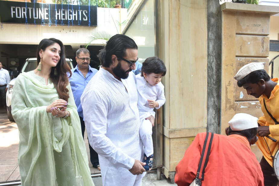 kareena asif and taimur diwali 2018