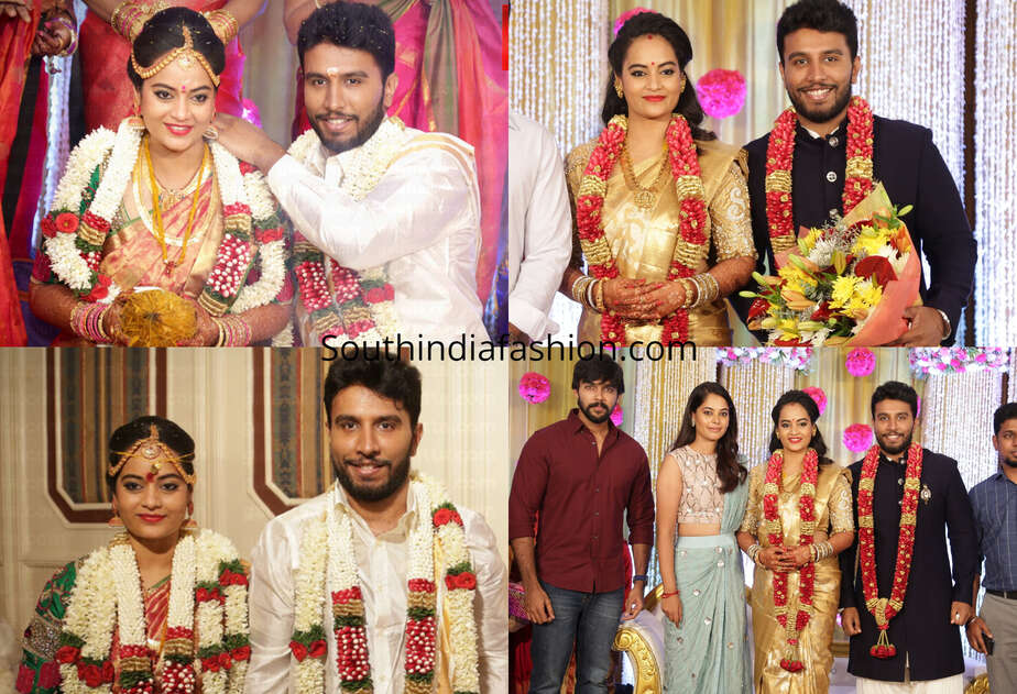 suja varunee and shiva kumar wedding reception photos