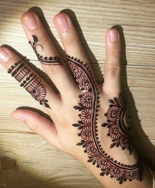 50 Easy And Simple Mehndi Designs For Beginners Step By Step!