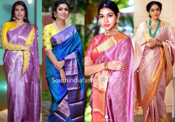 Contemporary Kanjeevaram Sarees by PASHUDH – South India Fashion