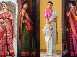 Shop for beautiful Patola Silk Sarees from these amazing brands