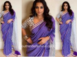 Vidya Balan in Urvashi Kaur for Mission Mangal Promotions