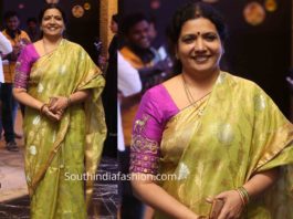 jeevitha rajasekhar green saree