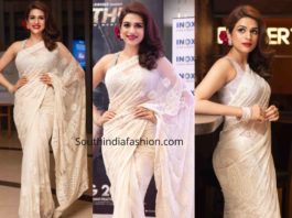 shraddha das white saree