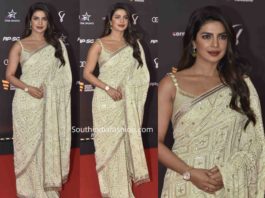 PRIYANKA CHOPRA SAREE AT INDIAN SPORTS HONOURS EVENT