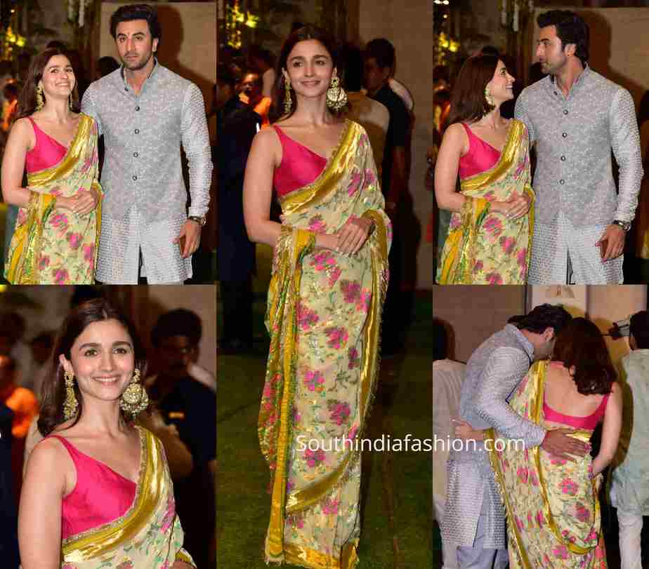 alia bhatt and ranbir kapoor at ambani ganesh pooja (3)