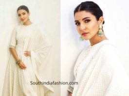 anushka sharma white anarkali