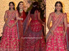 radhika merchant pink lehenga ambani ganesh chaturthi celebrations