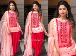 shamita shetty dhoti salwar ganesh chaturthi 2019