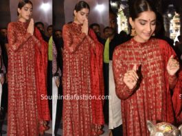 sonam kapoor masaba anarkali andheri ganesh puja