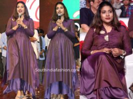 sushmita konidela dress at stye raa narasimha reddy pre release event