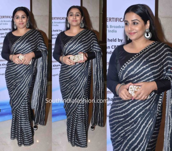 Vidya Balan in Punit Balana – South India Fashion